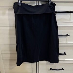 Eddie Bauer Classic Black Mini Skirt